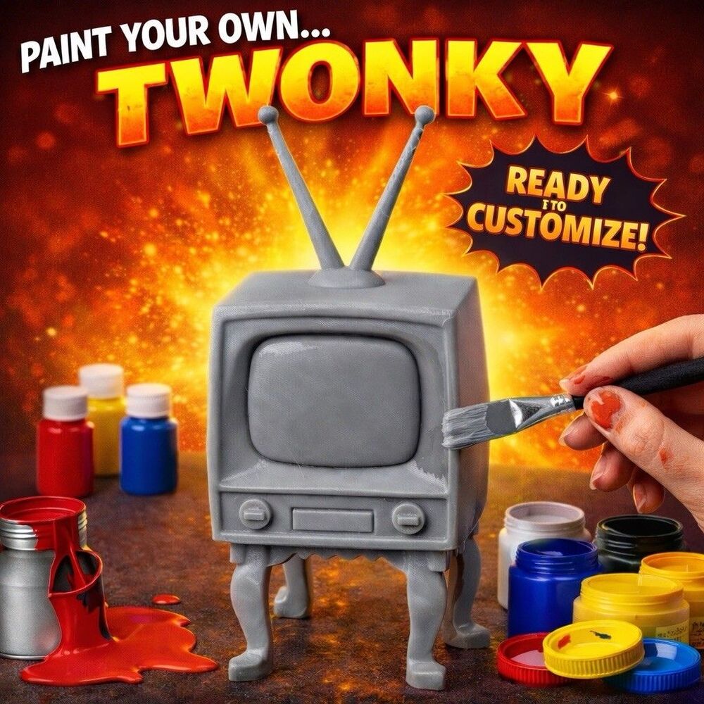 Twonky (1953) Killer TV 3.75” Paintable Toy Figure